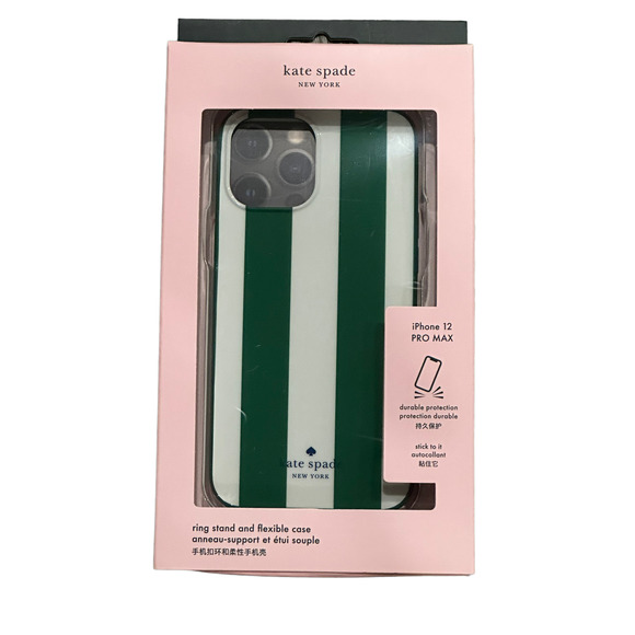 kate spade Even Stripe Jacquard iPhone 12 Pro Max Phone Case - Picture 1 of 8